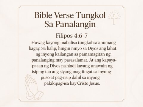 bible verse panalangin