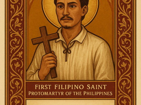 Saint Lorenzo Ruiz praye