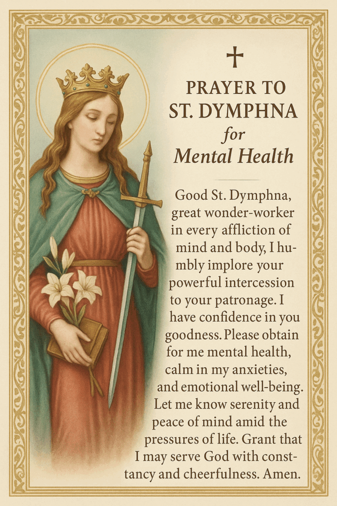 St. Dymphna: Patron Saint of Mental Health