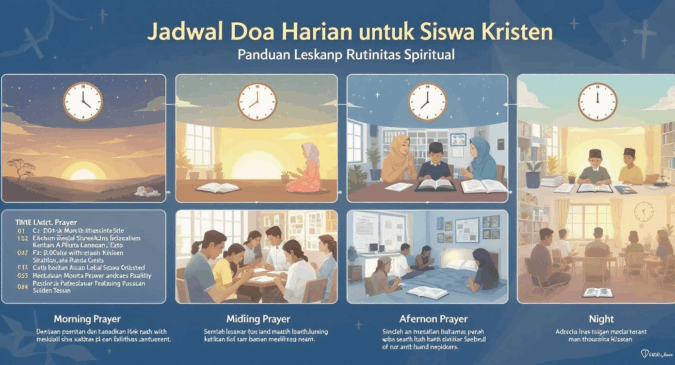 Jadwal Doa Harian untuk Siswa Kristen